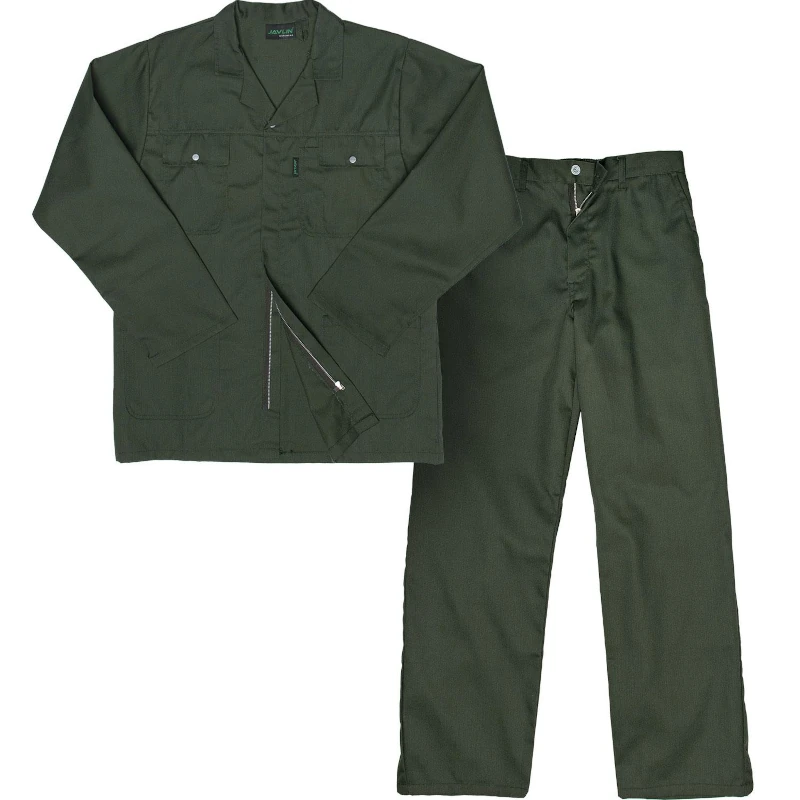 Dark Green Acid Resistant Conti Suit with Reflective